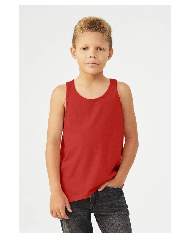 Get It Before It’s Gone Bella+Canvas Youth Jersey Tank | Red
