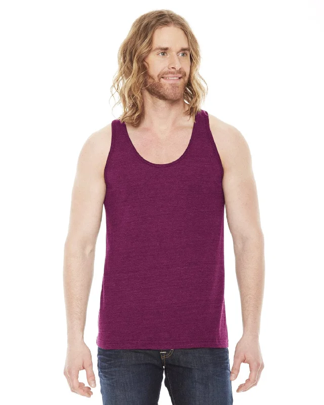 Can't Be Beat American Apparel Unisex Triblend Tank | Tri Cranberry