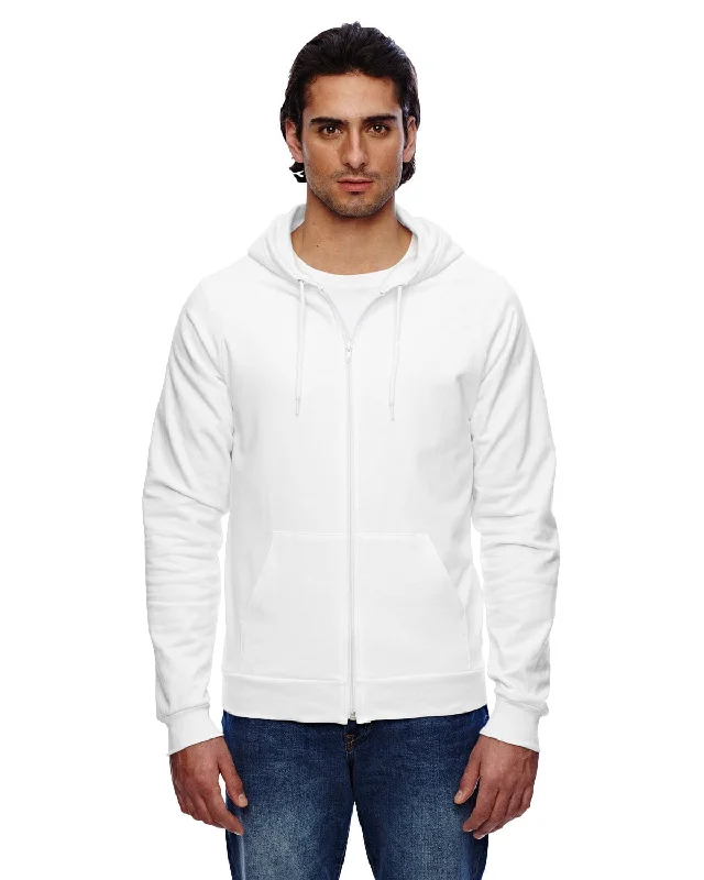 Hot Buy American Apparel Unisex California Fleece Zip Hoodie | White