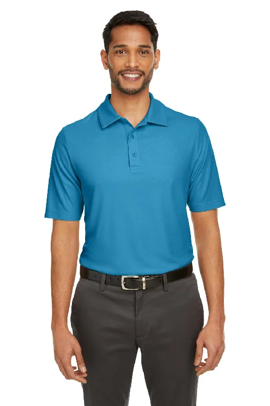 Final Clearance Core 365 Mens Fusion ChromaSoft Performance Moisture Wicking Short Sleeve Polo Shirt - Electric Blue Final Clearance Core 365 Mens Fusion ChromaSoft Performance Moisture Wicking Short Sleeve Polo Shirt - Electric Blue