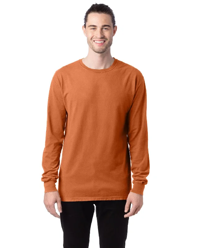 Weekend Deals You Can't Resist ComfortWash by Hanes Unisex 100% Ringspun Cotton Long Sleeve T-Shirt | Texas Orange Weekend Deals You Can't Resist ComfortWash by Hanes Unisex 100% Ringspun Cotton Long Sleeve T-Shirt | Texas Orange