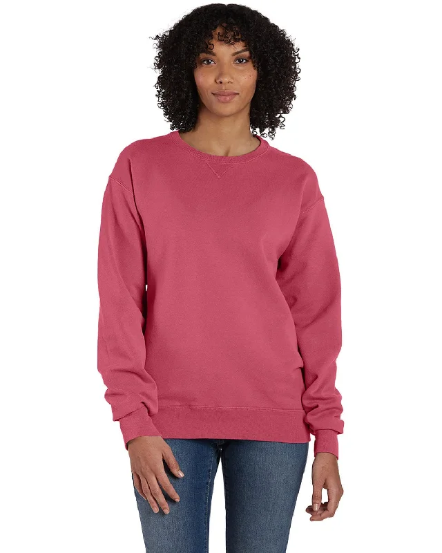 Super Deal ComfortWash by Hanes Unisex Crew Sweatshirt | Coral Craze