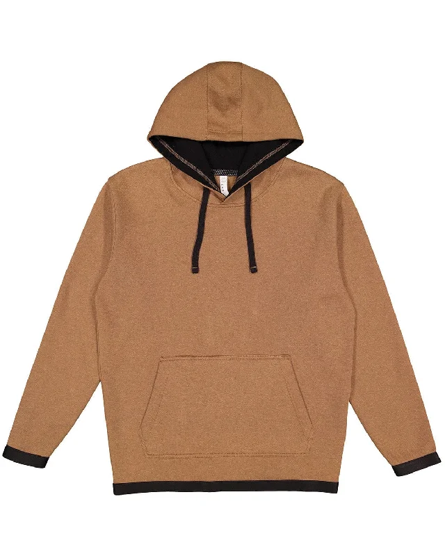 Massive Deals LAT Statement Fleece Pullover Hoodie | Coyote Brwn/ Blk
