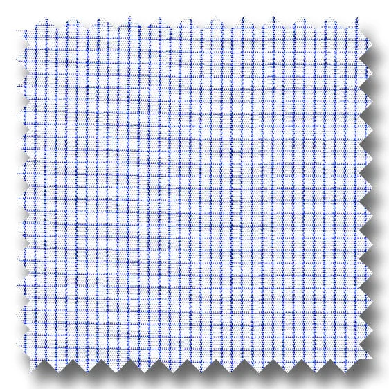 Savings Event Dark Blue Check 2Ply Broadcloth - Custom Dress Shirt
