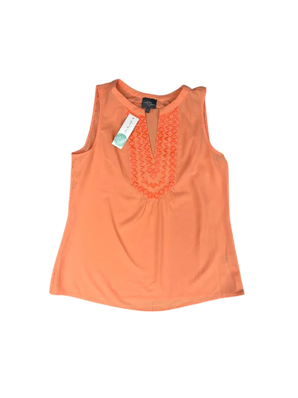 Weekend Deals That Sizzle Top Sleeveless By Market & Spruce In Orange, Size: S