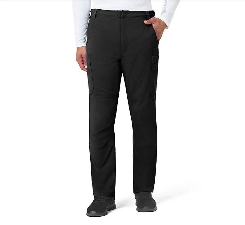 Deep Discounts Carhartt Men's Rugged Flex® Peak Cargo Scrub Pant_Black
