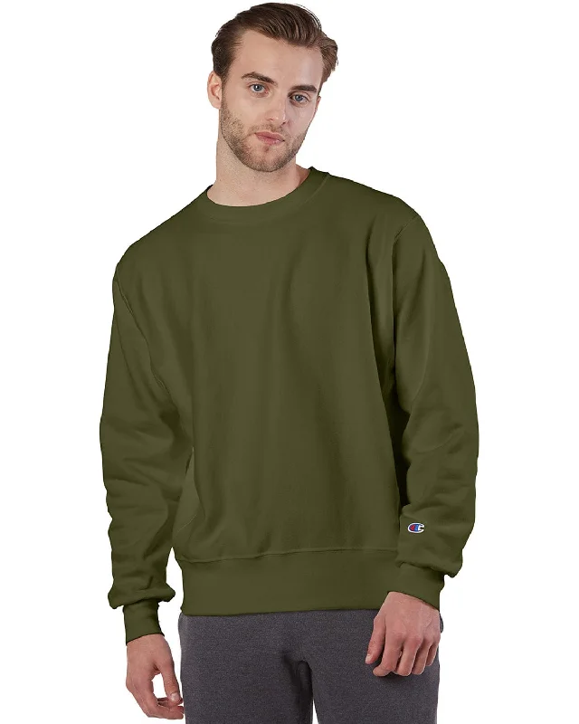 Year-End Sale Champion Reverse Weave Crewneck Sweatshirt | Fresh Olive