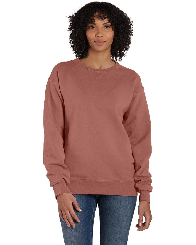 Stock Clearance ComfortWash by Hanes Unisex Crew Sweatshirt | Mauve