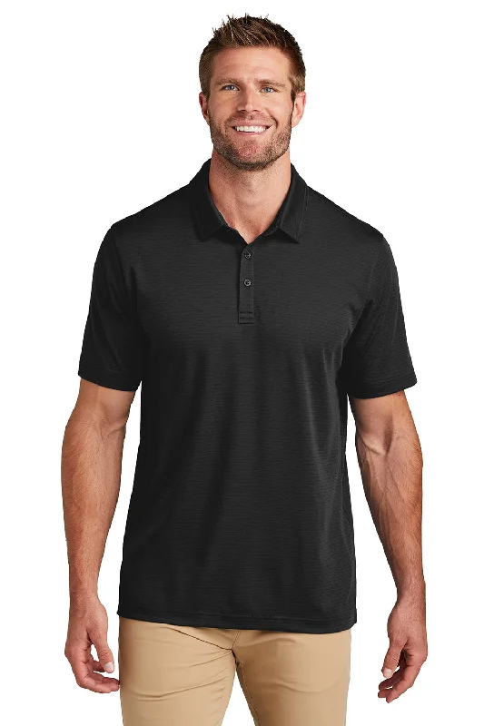 Weekend Deals to Make You Happy TravisMathew Mens Bayfront Moisture Wicking Short Sleeve Polo Shirt - Black Weekend Deals to Make You Happy TravisMathew Mens Bayfront Moisture Wicking Short Sleeve Polo Shirt - Black