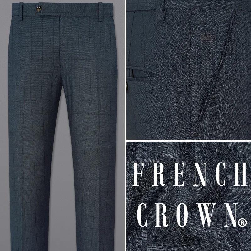 Year-End Sale lridium with mirage plaid Pant