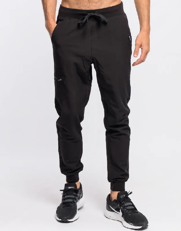 Unmissable Offer Essential Jogger Scrub Pants - Black