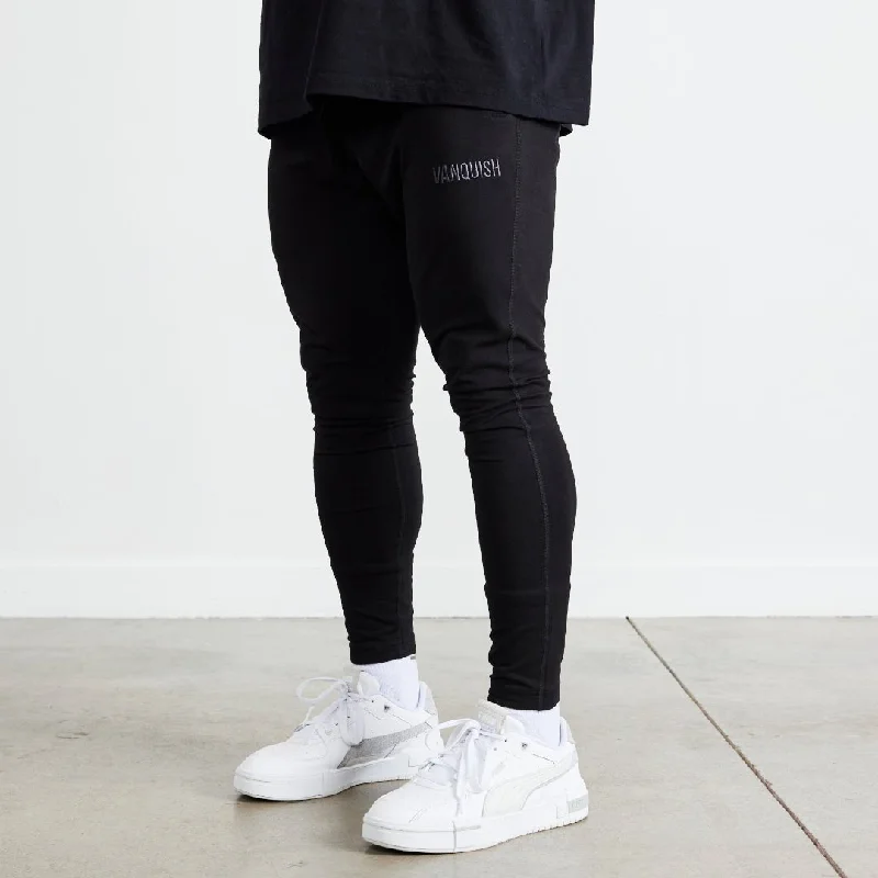 Overstock Vanquish Eclipse V2 Black Tapered Sweatpants