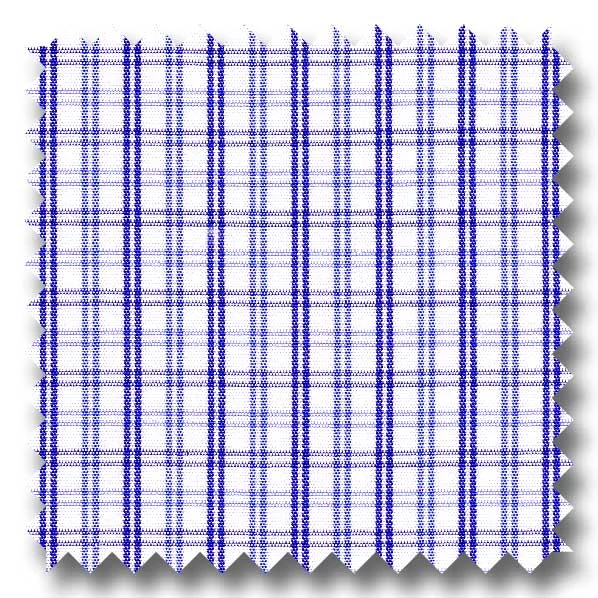 Unmissable Offer Blue and Navy Check 2Ply Broadcloth - Custom Dress Shirt