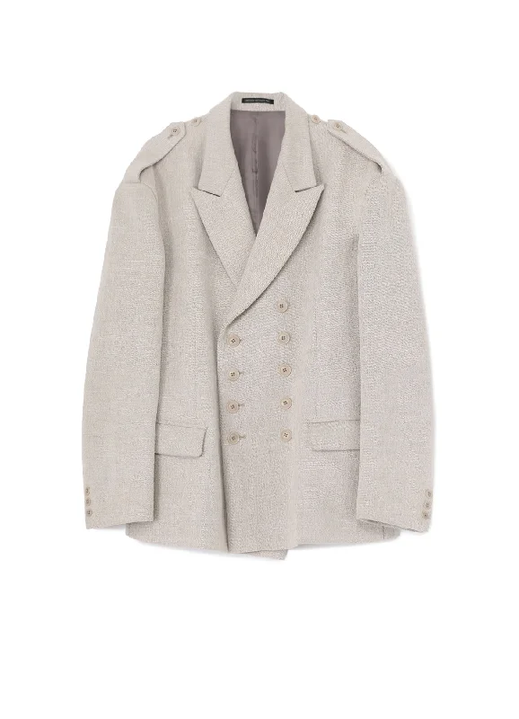 Unmissable Offer HAND SPAN COTTON JACKET WITH DOUBLE BREASTED