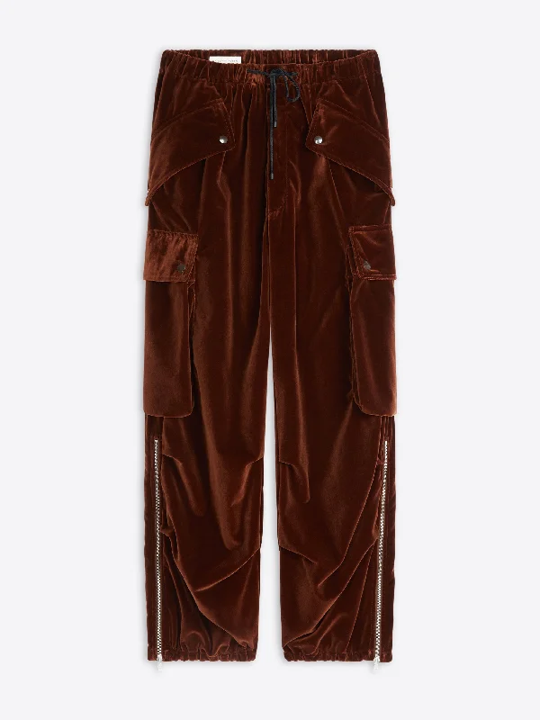 Deal Dash Velvet cargo pants