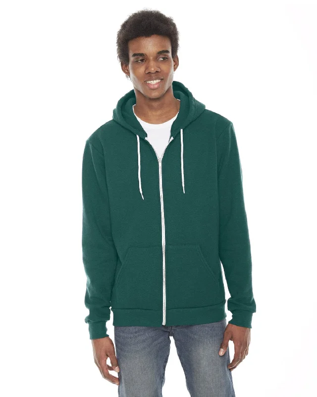 Daily Special American Apparel Unisex Flex Fleece Zip Hoodie | Ultra Blue
