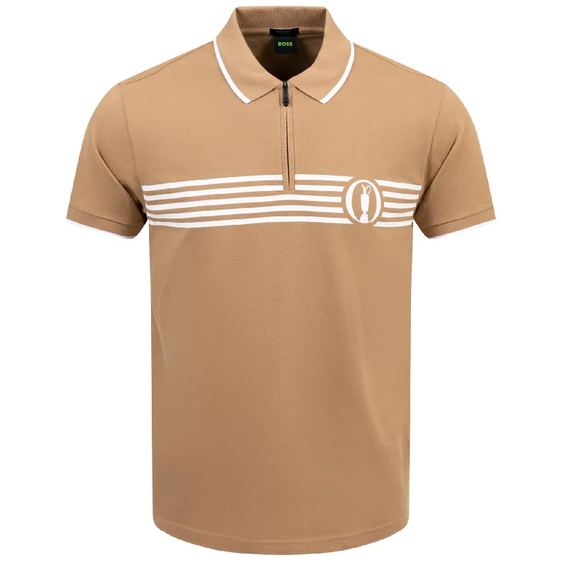 Special Price Pariq The Open Cotton Polo Medium Beige - AW24