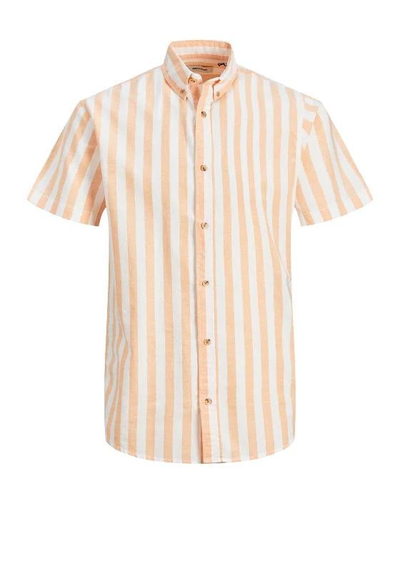 Don't Miss Jack & Jones Fred Striped Shirt, Pumpkin