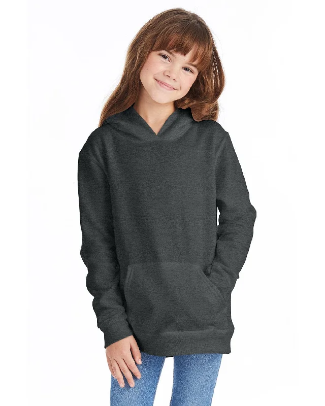 Last Chance Hanes Youth Hooded Sweatshirt | Charcoal Heather