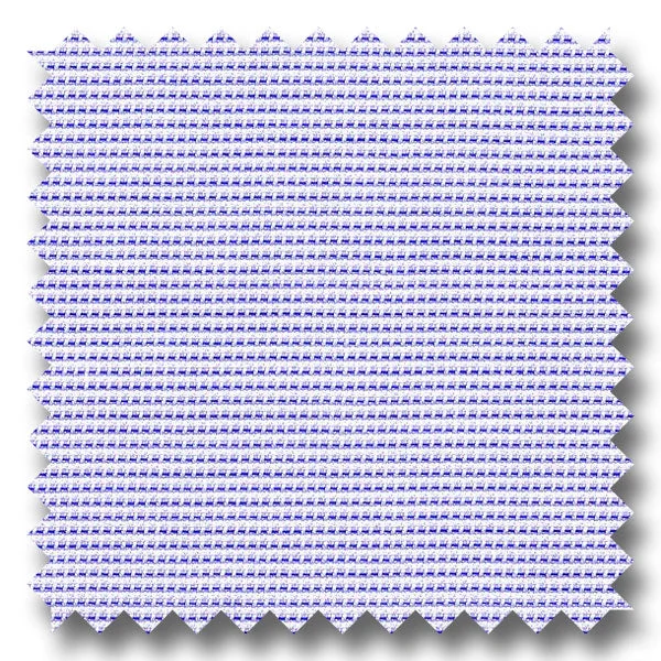 Weekend Savings Sensation Blue Check 2Ply Royal Oxford - Custom Dress Shirt