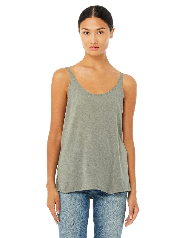 Limited Availability Bella+Canvas Ladies Slouchy Tank | Heather Stone