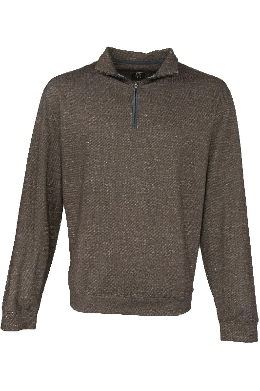 Reduced Prices F/X Fusion ¼-Zip Sweater - Brown