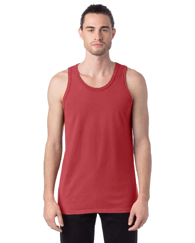Value Deals ComfortWash by Hanes Unisex 100% Ringspun Cotton Tank | Crimson Fall