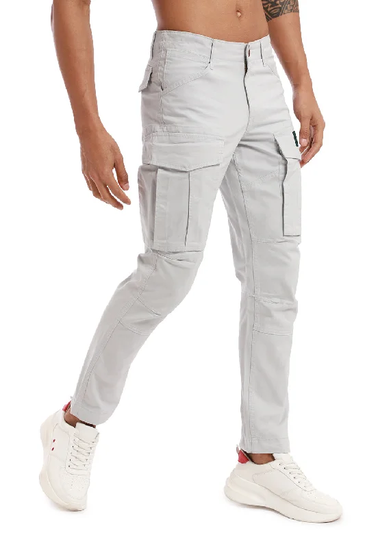 Time-Sensitive Silver Gray Cargo Pant