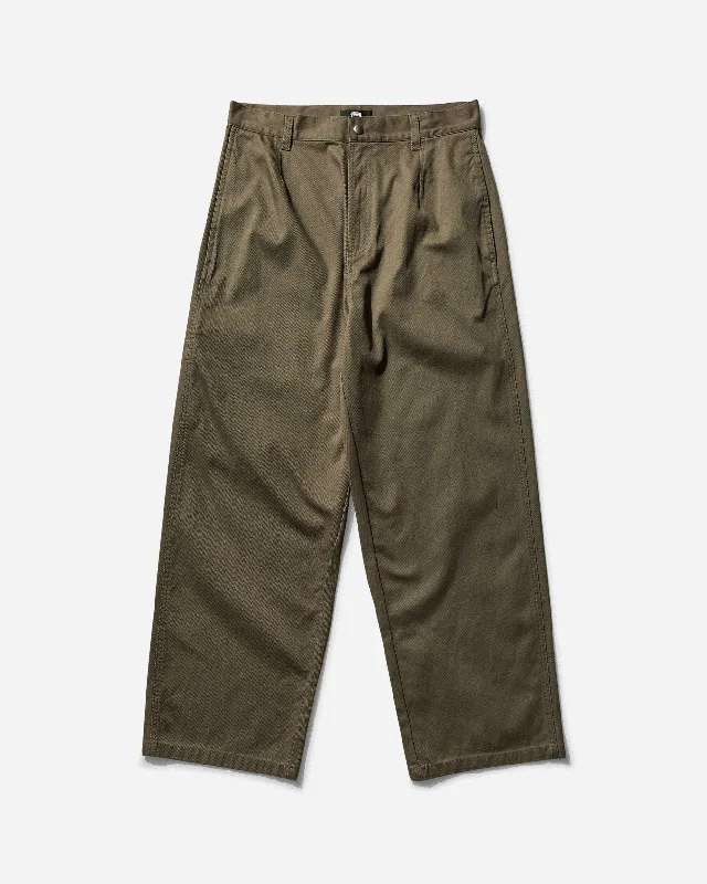Weekend Deals That Dazzle Men's Workgear Twill Trousers Surplus Green