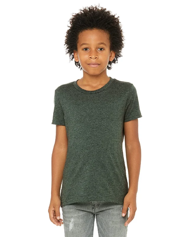 Loyalty Reward Bella+Canvas Youth CVC Jersey T-Shirt | Heather Forest