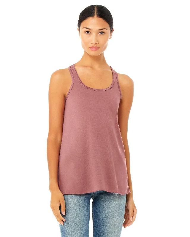 Special Offer Bella+Canvas Ladies Flowy Racerback Tank | Mauve