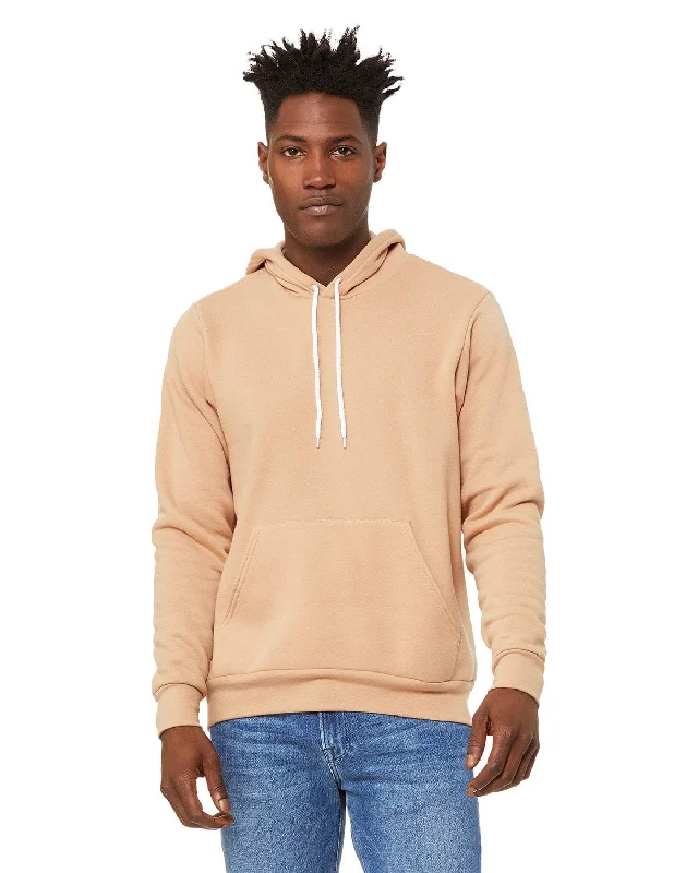 Super Bargain Bella+Canvas Unisex Sponge Fleece Pullover Hoodie | Hthr Sand Dune