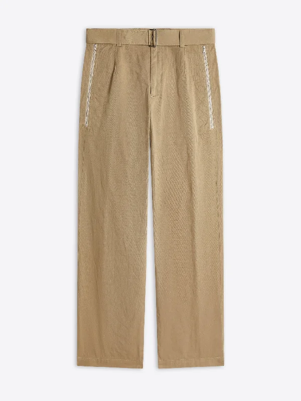 Mega Deal Straight belted pants