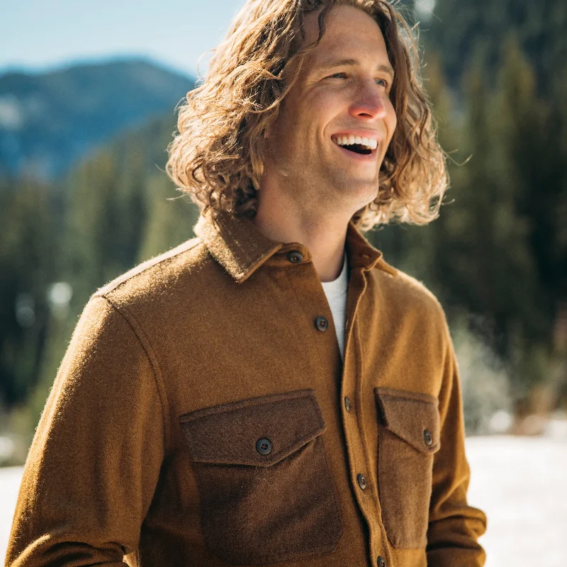 Weekend Wonders Await! Surplus Wool Shirt Jacket - Rubber (Final Sale)