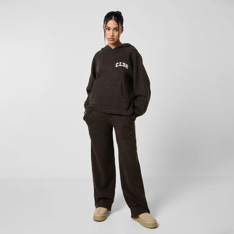 Discount Extravaganza Knit CLSR Tracksuit | Brown Marl