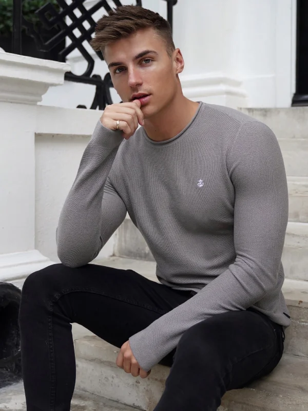 Weekend Deals That Sizzle Mason Knit Sweater - Grey