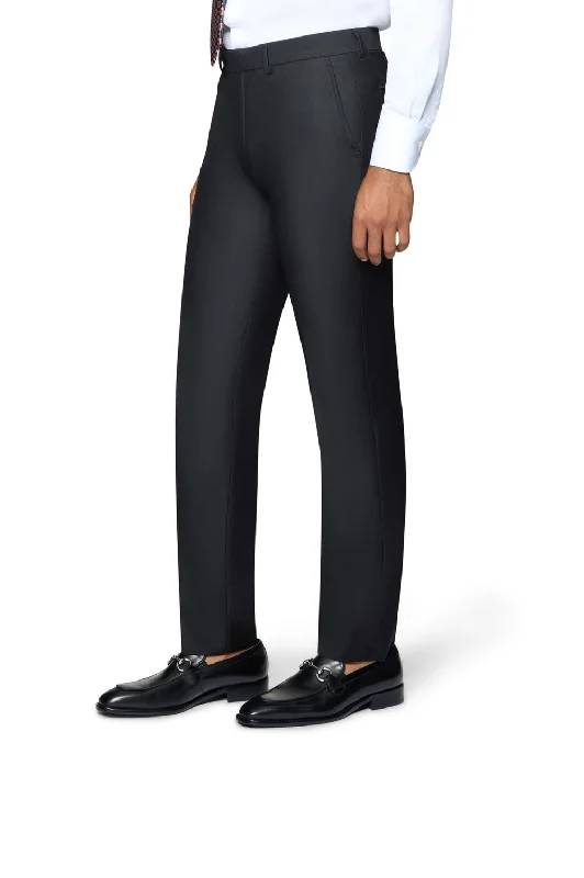Make Your Weekend Count with Savings Berragamo Elegant Modern Fit Pants - Black