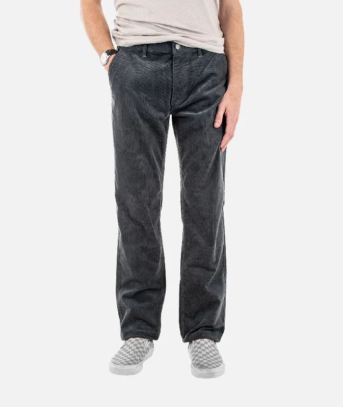 Extra Discounts Depth Corduroy Pant - Charcoal