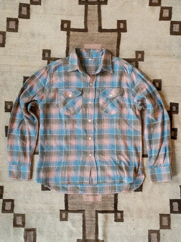 Savings Event Washed Flannel Workshirt - Trout River Hearth Plaid