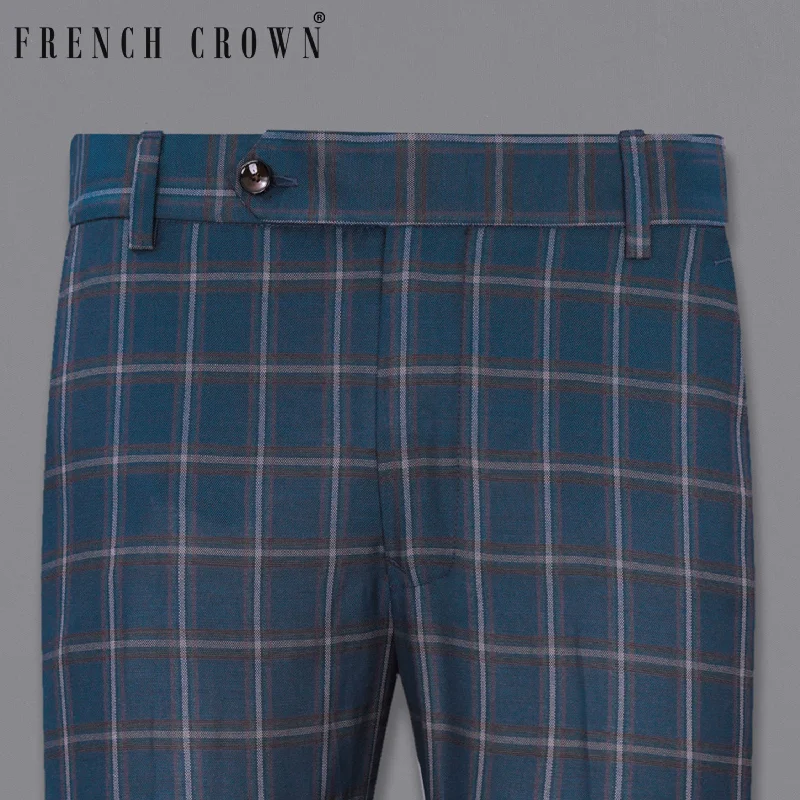 Mega Sale Zodiac Blue Plaid Pant