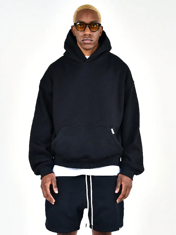 Savings Galore Regular Fit Essential Heavyweight Overhead Hoodie In 340 Gsm
