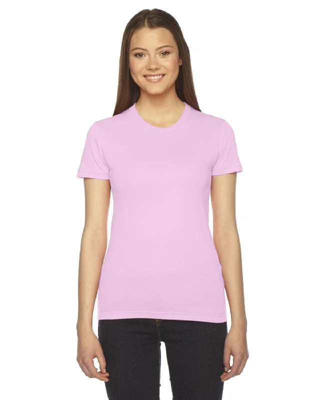 Weekend Bargains Galore American Apparel Ladies Fine Jersey Short Sleeve T-Shirt | Light Pink Weekend Bargains Galore American Apparel Ladies Fine Jersey Short Sleeve T-Shirt | Light Pink