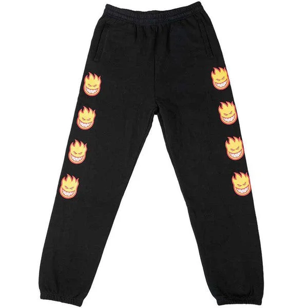 Weekend Specials to Enjoy Spitfire Bighead Fill Sweatpants Black - Orange - Red