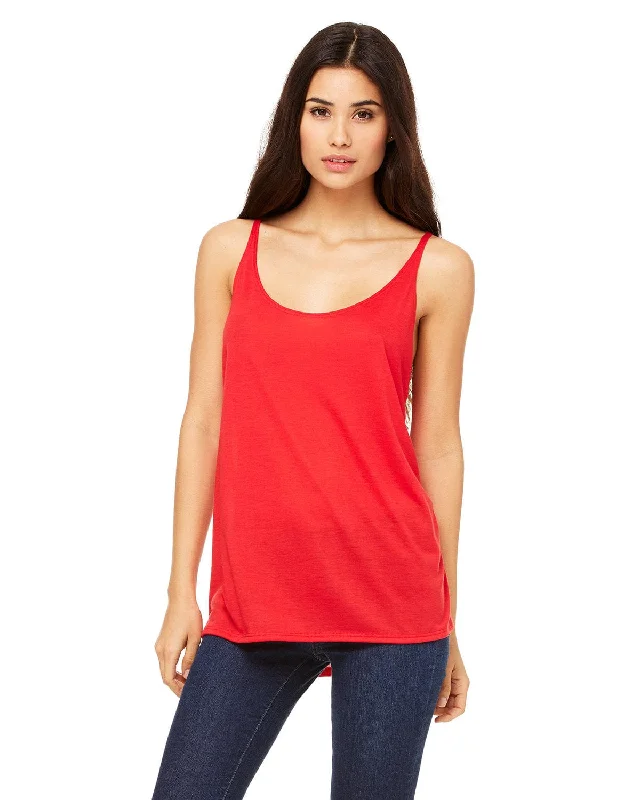 Price Reduction Bella+Canvas Ladies Slouchy Tank | Red