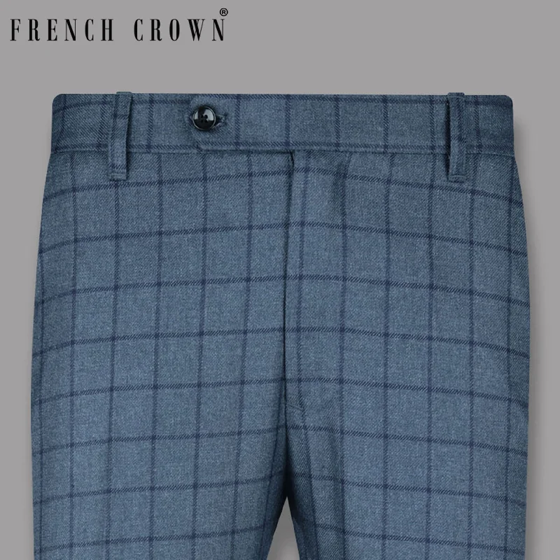 Sale Event River Bed Blue Windowpane Sport Pant