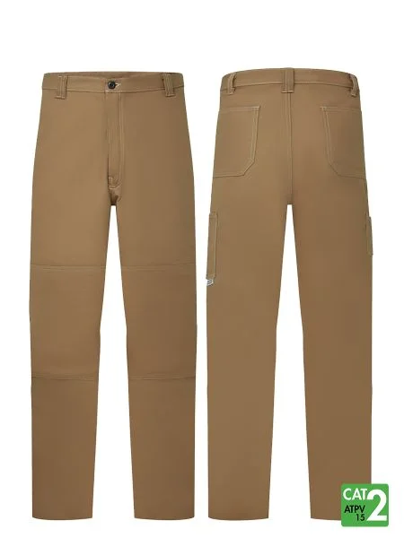 Extra Discount IFR Men's Carmel Duck FR Avenger 9 oz Duck Work Pants APC3610
