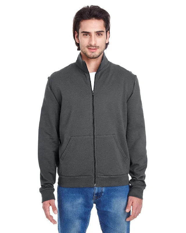 Midnight Madness American Apparel Unisex California Fleece Zip Jogger | Asphalt