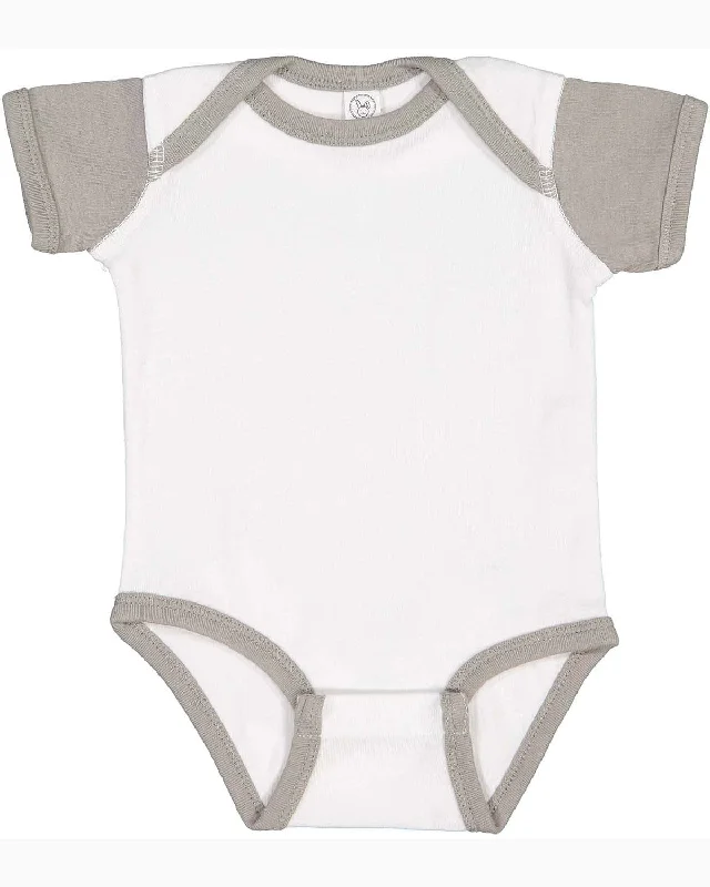 Season Finale Sale Rabbit Skins Lap Shoulder Creeper | White/ Titanium