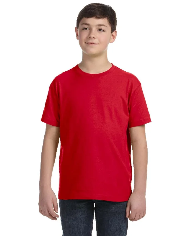 Low Prices LAT Youth Fine Jersey T-Shirt | Red