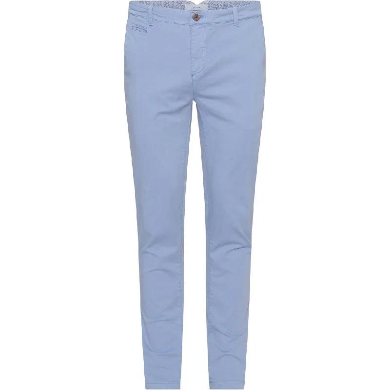 Now Available Pio Cotton Stretch Chino - LBL Light Blue